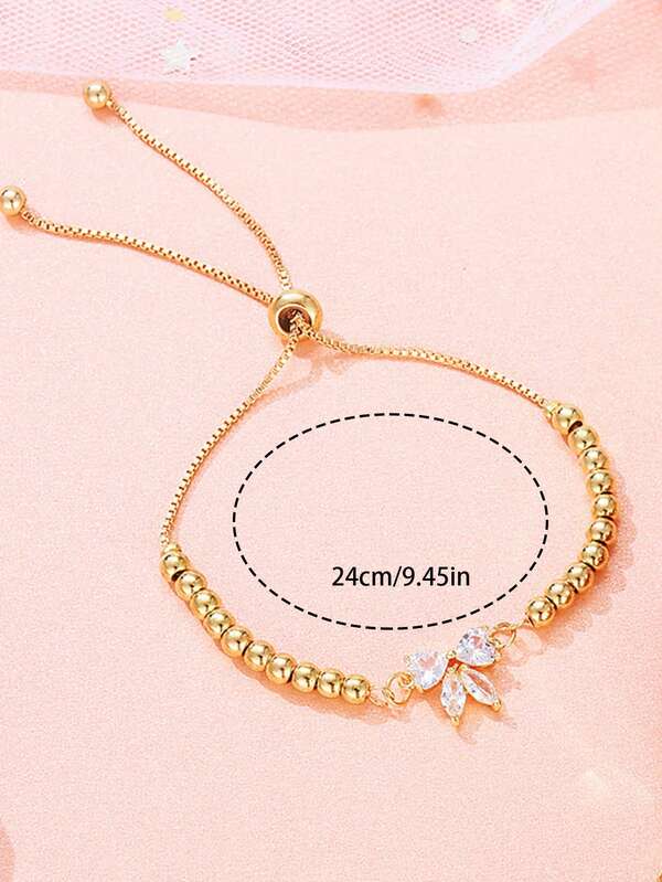 2pcs Set Fashionable & Versatile Women's Quartz Watch With Round Dial