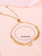 2pcs Set Fashionable & Versatile Women's Quartz Watch With Round Dial
